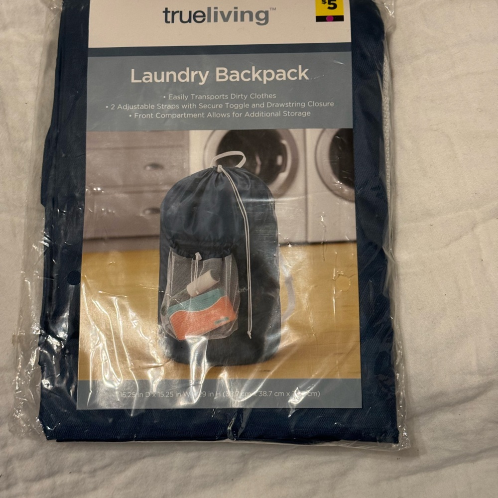 True Living Laundry Backpack, a